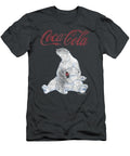 Cocacola Vintage Faded Pair of Polar Bears Graphic Hector Aurora T-Shirt
