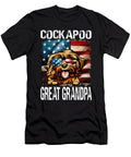 Cockapoo Great Grandpa USA Flag Patriotic Dhbubble T-Shirt