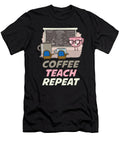 Coffee Teach Repeat Funny Teaching Gift Tinh Tran Le Thanh T-Shirt