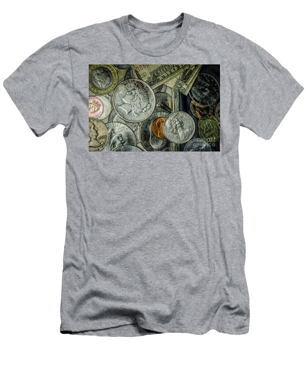 Coins and Bills Kathleen K Parker T-Shirt