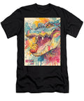 Colorful Alligator with Hotdog in Jaws Grover Mcclure T-Shirt