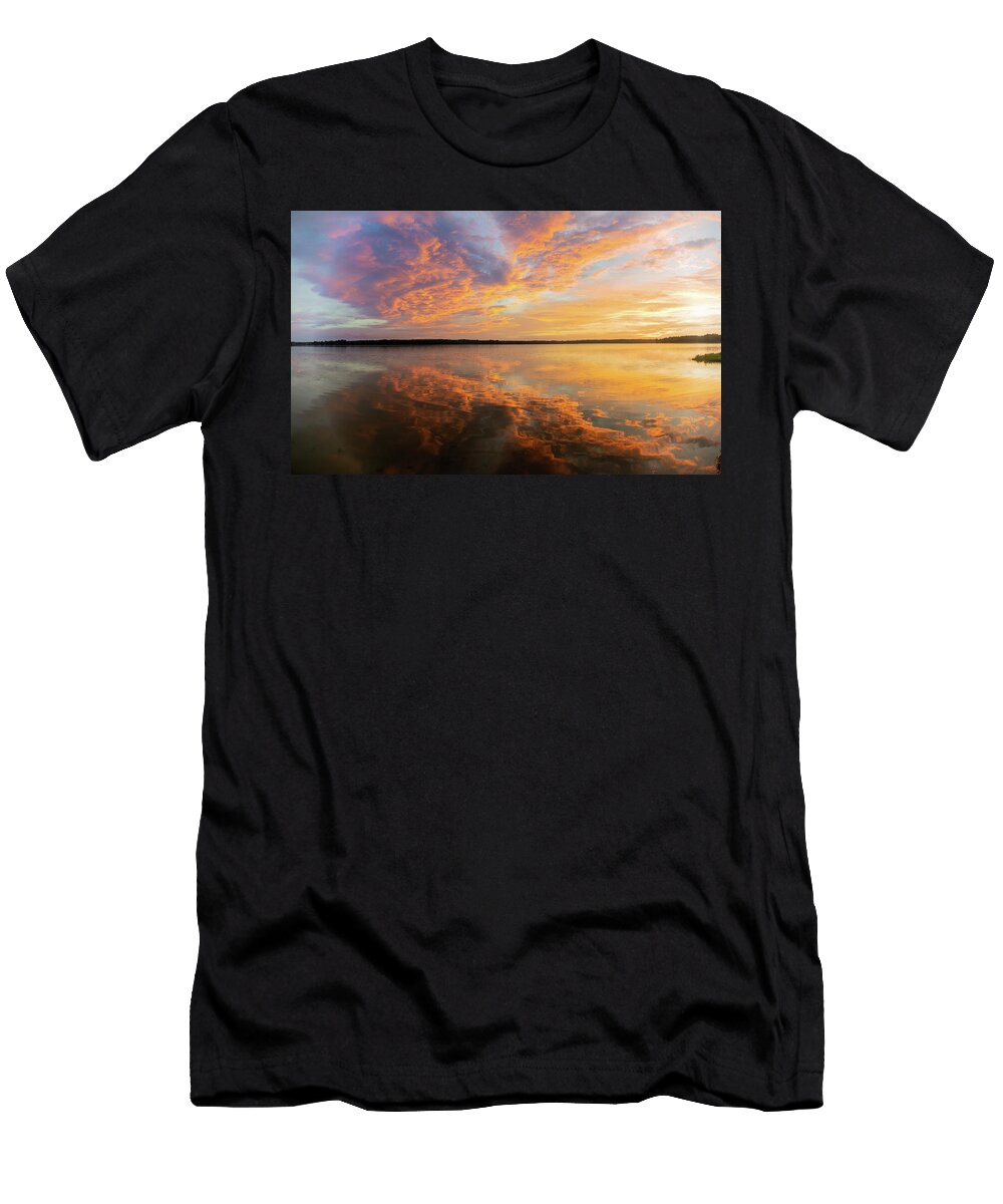 Colorful Explosion At Lake Neatahwanta Wayne Kirby T-Shirt