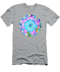 Colorful Floral Art Rose Garden Mandala Sharon Cummings T-Shirt