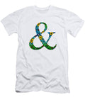 Colorful Floral Punctuation Art Flower Ampersand Sharon Cummings T-Shirt