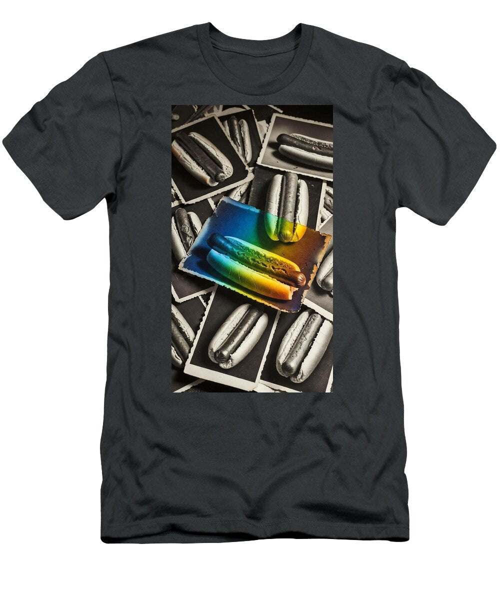 Colorful Hotdog Surrealism Team of Monkeys T-Shirt