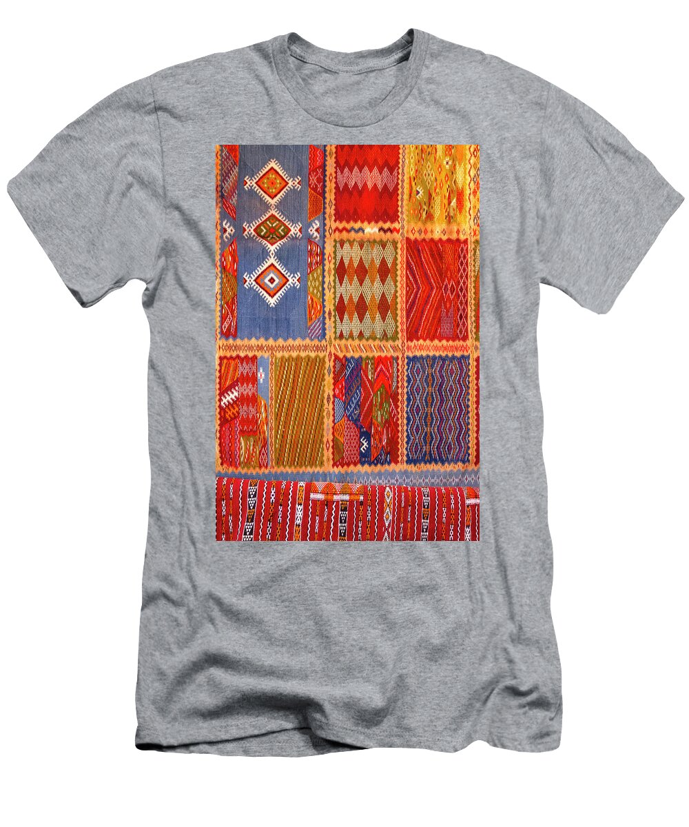 Colorful Moroccan Textiles Lindley Johnson T-Shirt