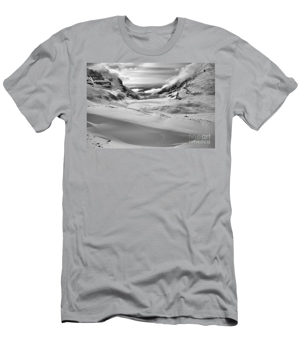 Columbia Icefield Endless Drifts Black and White Adam Jewell T-Shirt