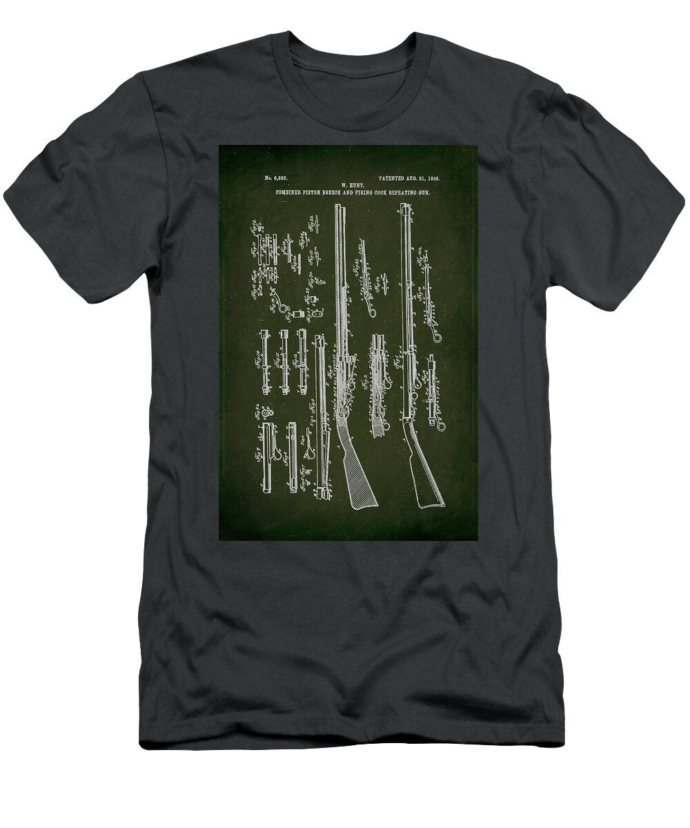 Combined Piston Breech and Firing Cock Repeating Gun 1e Brian Reaves T-Shirt