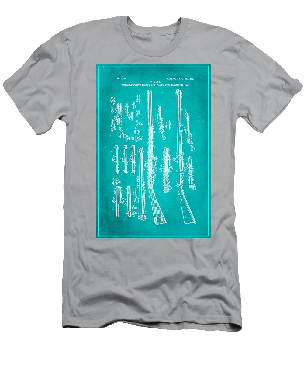 Combined Piston Breech and Firing Cock Repeating Gun 1f Brian Reaves T-Shirt