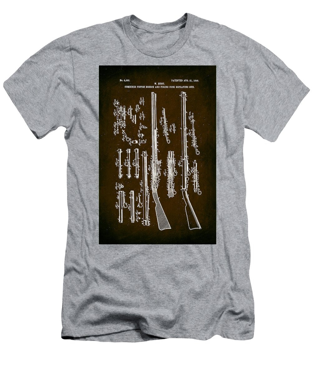 Combined Piston Breech and Firing Cock Repeating Gun 1g Brian Reaves T-Shirt