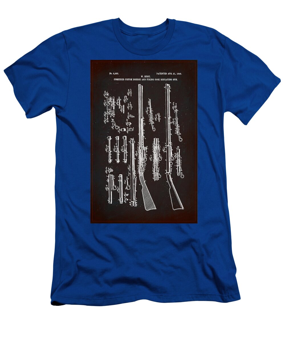 Combined Piston Breech and Firing Cock Repeating Gun 1i Brian Reaves T-Shirt