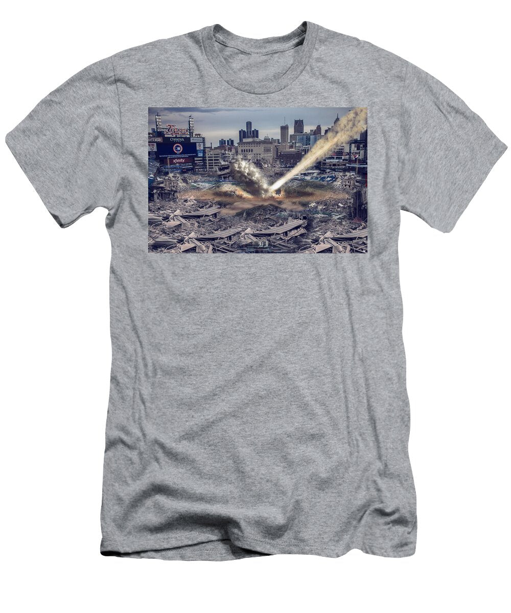 Comerica Park Asteroid Nicholas Grunas T-Shirt