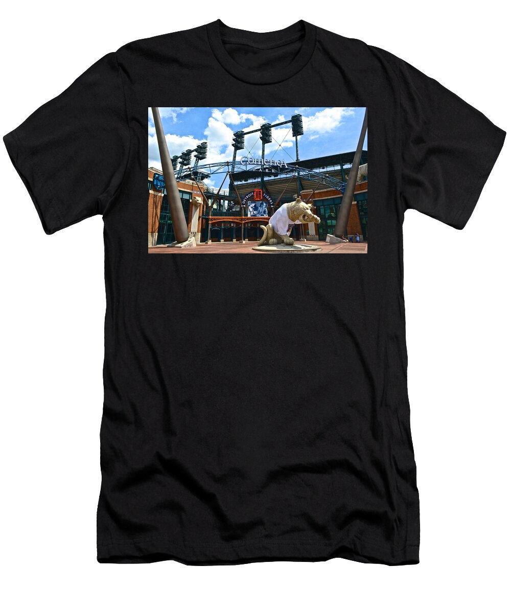 Comerica Park Frozen in Time Fine Art Photography T-Shirt