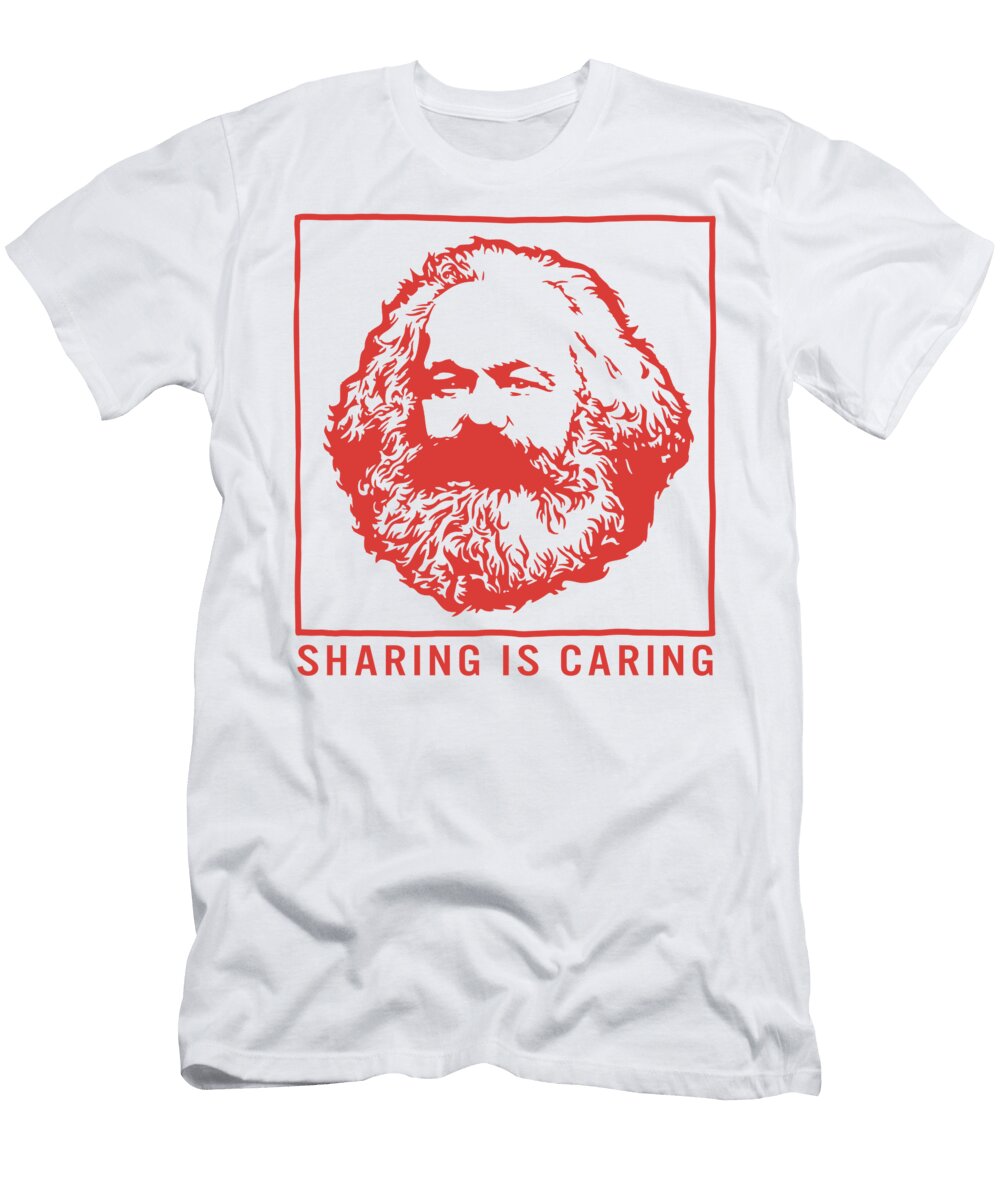 Communism Sharing Is Caring Karl Marx Funny Leftist Jumper Socialism Libertarian Anti Capitalist Political Sifou Store T-Shirt