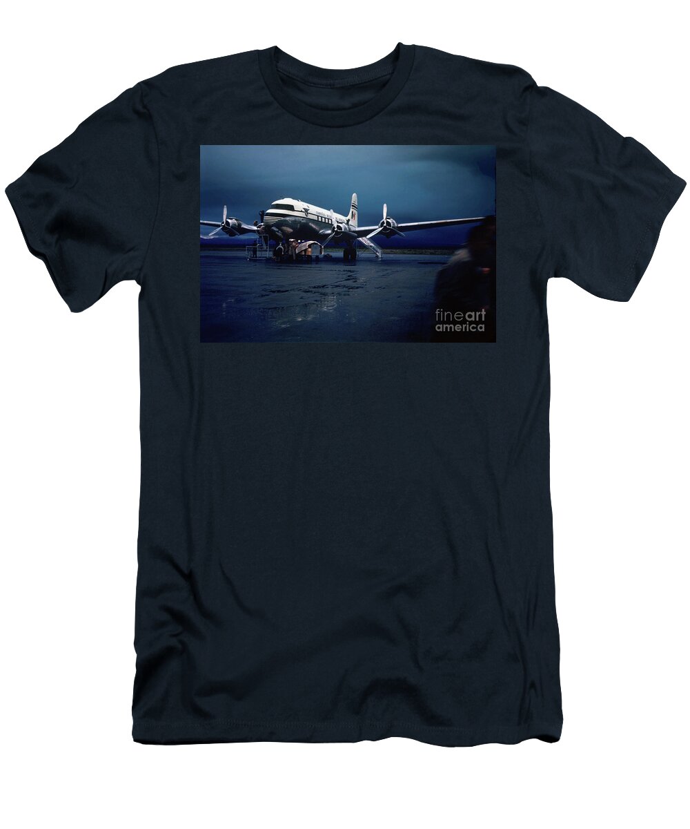 Companna Aeronaves De Mexico Airlines Douglas DC 6 Wernher Krutein T-Shirt
