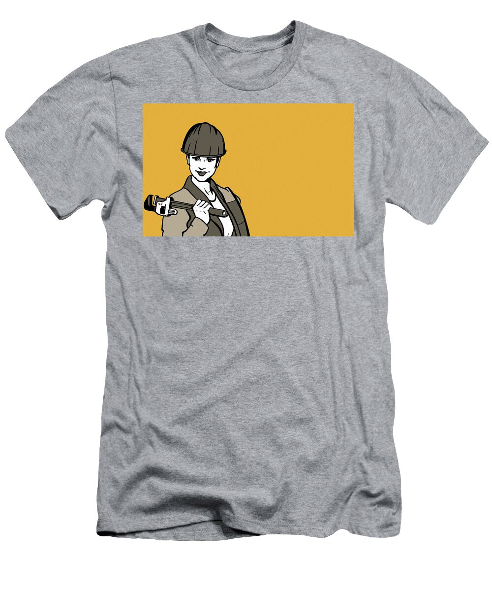 Confident Female Construction Worker Ikon Images T-Shirt