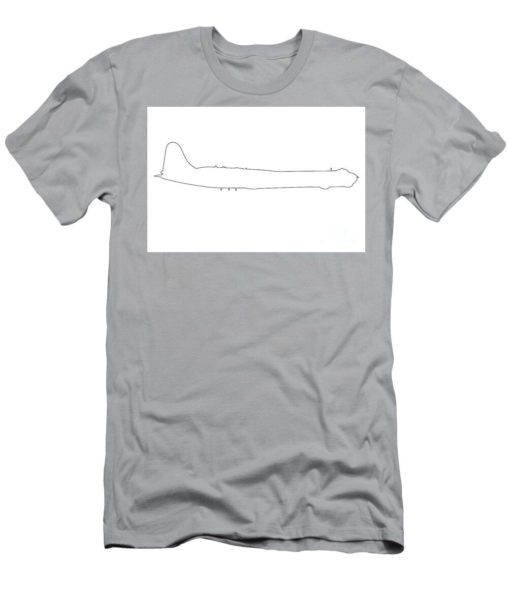 Convair Rb 36h Peacemaker Line Drawing Wernher Krutein T-Shirt