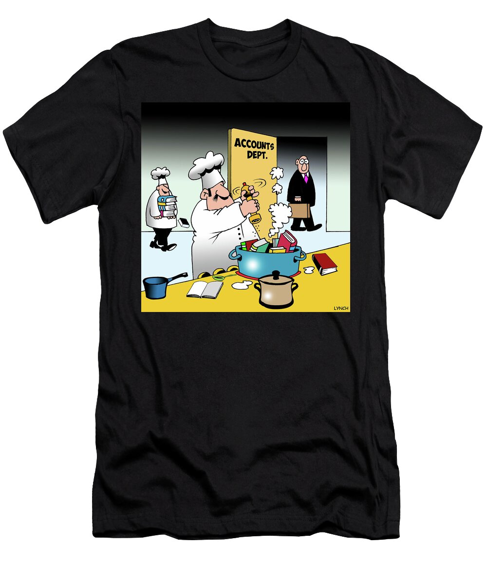 Cooking the Books Mark Lynch T-Shirt