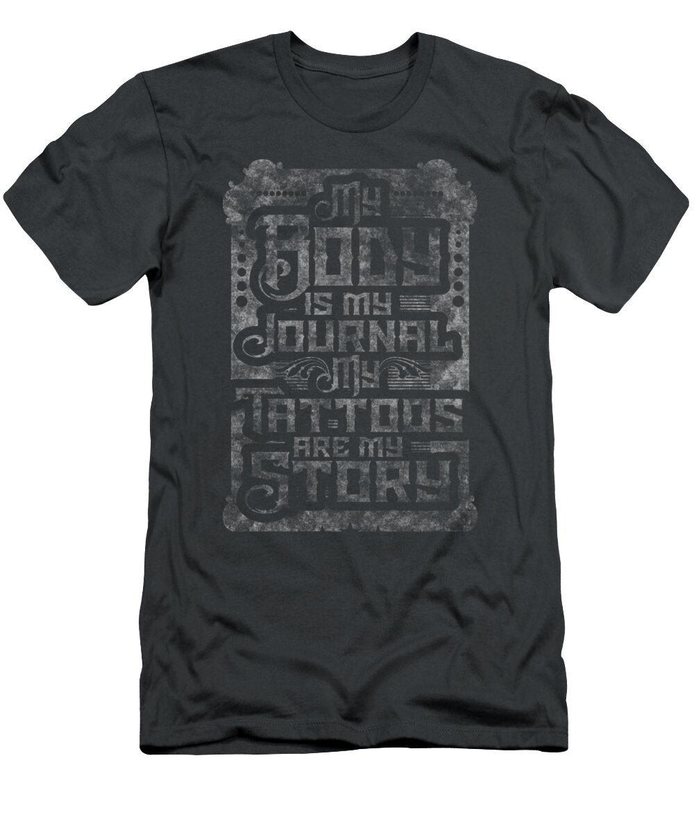 Cool Body Tattoos Inked Skin Ink Art Mustar Mario T-Shirt
