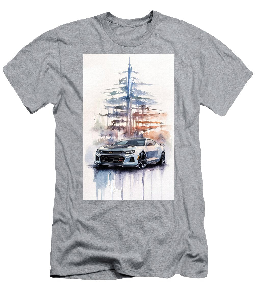 Cool Colors 2015 Chevrolet 1970 Camaro Rs Supercharged Lt4 Concept Car Armand Hermann T-Shirt