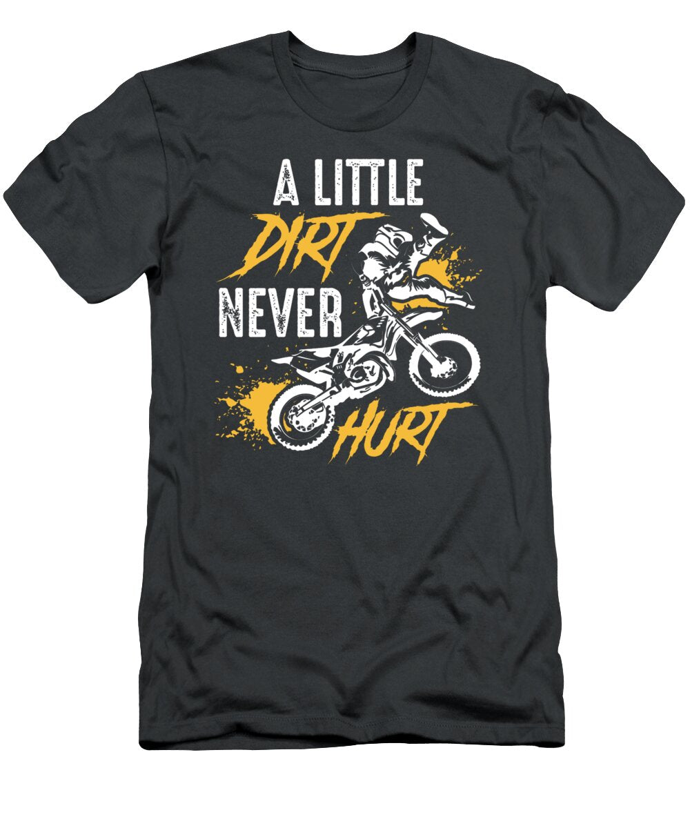 Cool Dirt Bike for Boys and Girls Motocross Mustar Mario T-Shirt