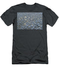 Cool Pancake Ice on Calm Lake Georgia Mizuleva T-Shirt