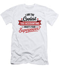 Cool Tax Accounting Superpower Poster Joanna Redesiuk T-Shirt