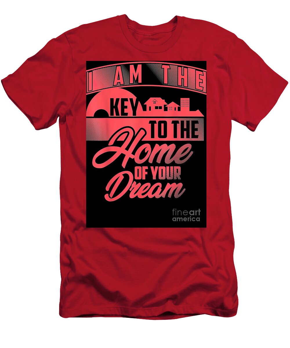 Cool the Key to the Home of Your Dream Realtor Richardson Stewart T-Shirt