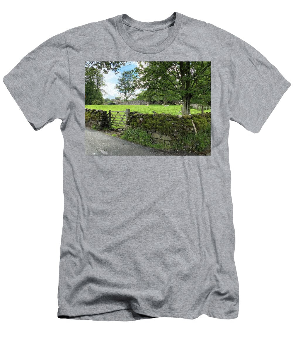 Corner of a Pasture in Kirby Malham UK Derek Oldfield T-Shirt