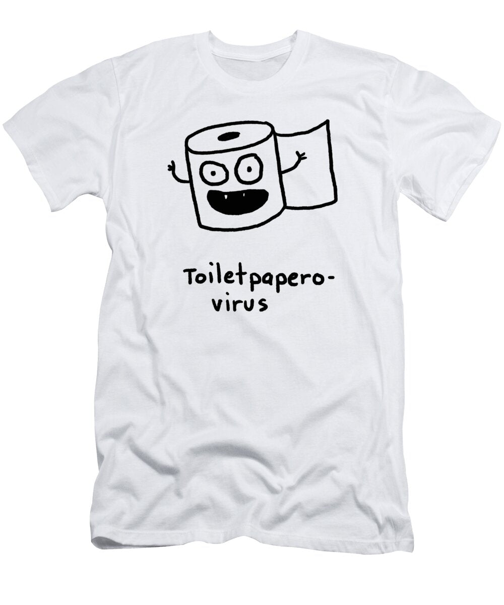 Corona Virus Toilet Paper Funny Diana Udovicic T-Shirt