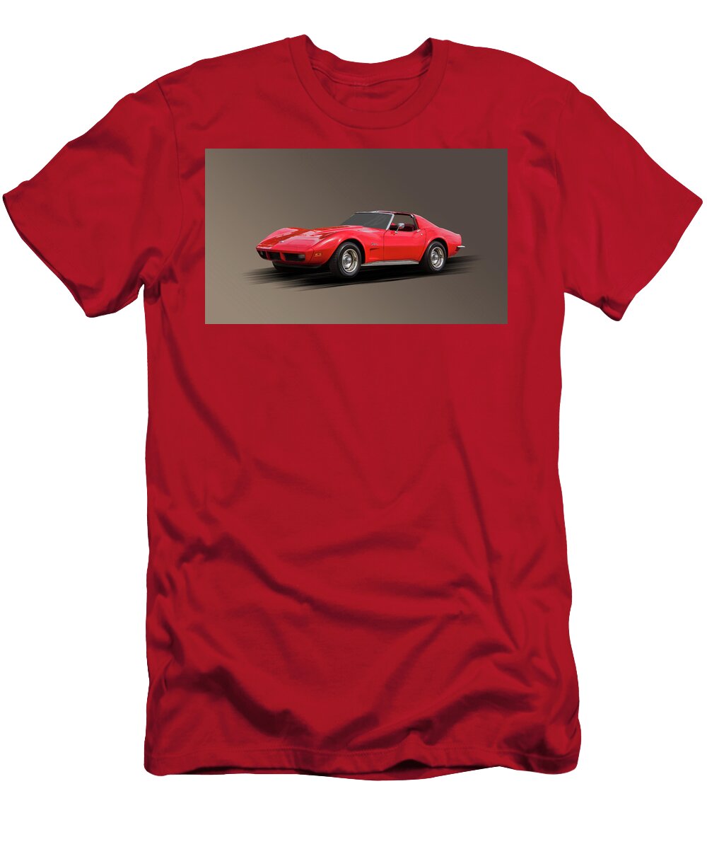 Corvette Stingray 0341 1 Nick Gray T-Shirt