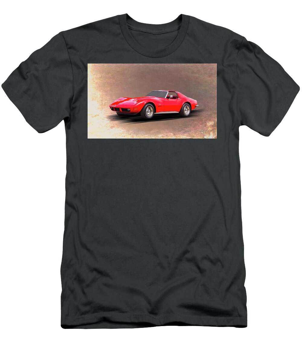Corvette Stingray 0341 2 Nick Gray T-Shirt