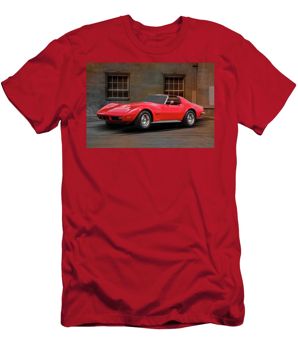 Corvette Stingray 0341 3 Nick Gray T-Shirt