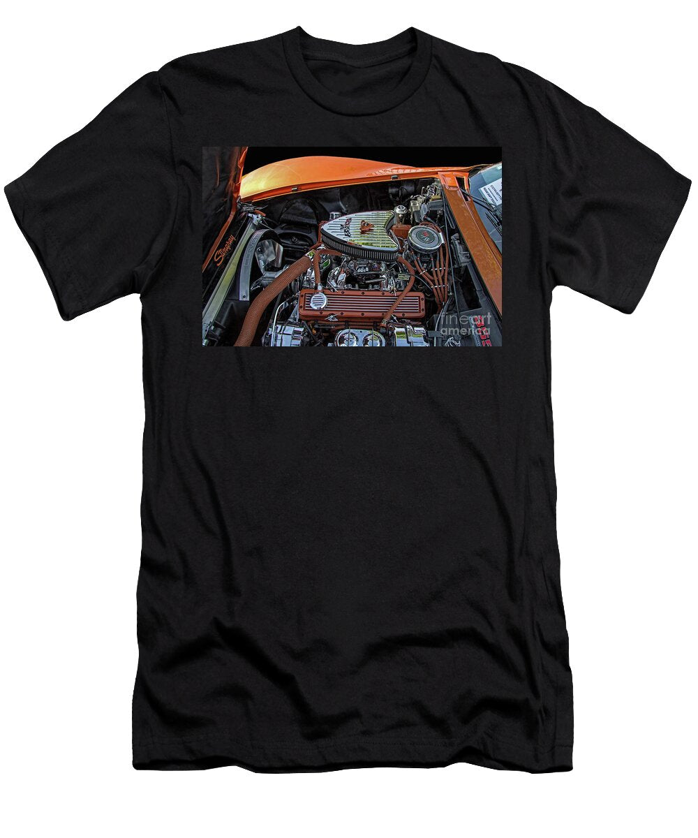 Corvette Stingray 355 Engine Nick Gray T-Shirt