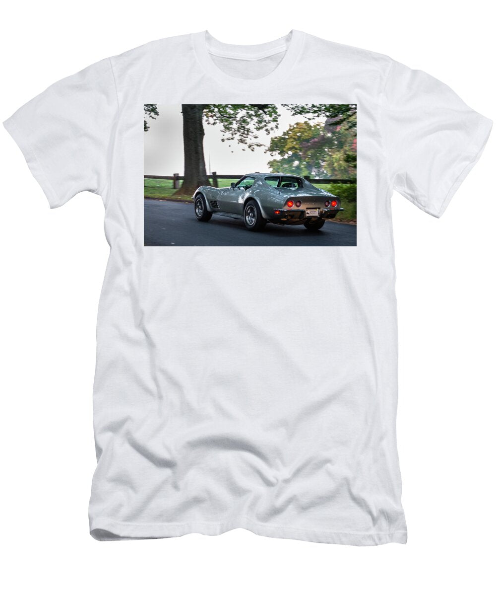 Corvette Stingray Rear Louis Vaccaro T-Shirt