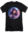 Cosmic Anime Girl Vaporwave Space Helmet Galaxy Indie Aesthetic Sifou Store T-Shirt