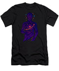 Cosmic Neon Being Synthwave Energy Flow Gift Lola Adams T-Shirt