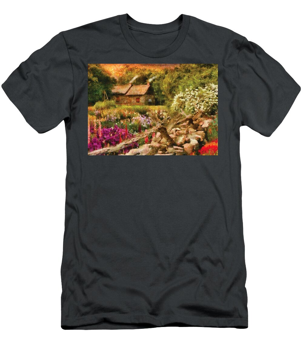 Cottage Theres No Place Like Home Mike Savad T-Shirt