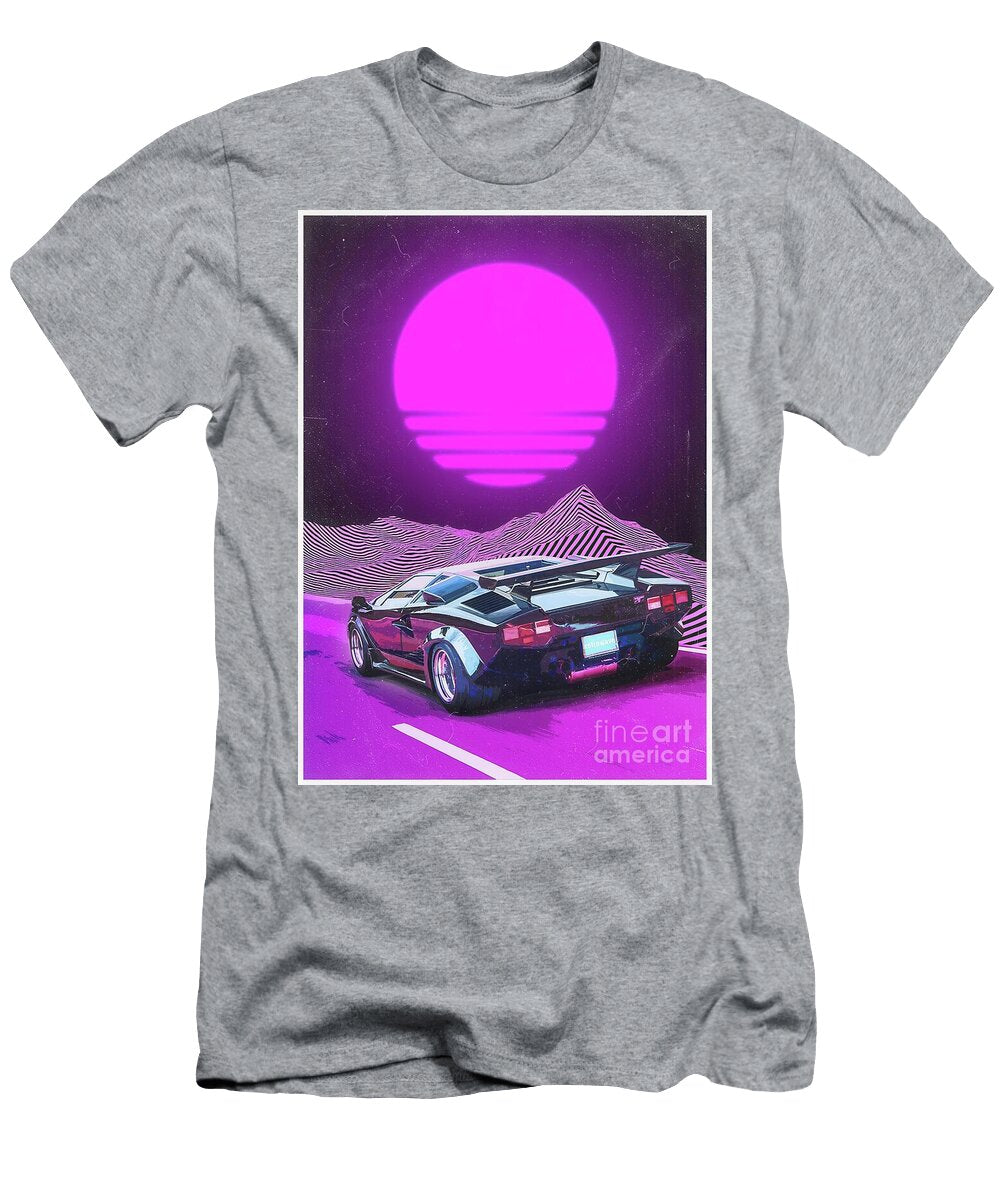 Countach Retrowave 2 Christian Hall T-Shirt