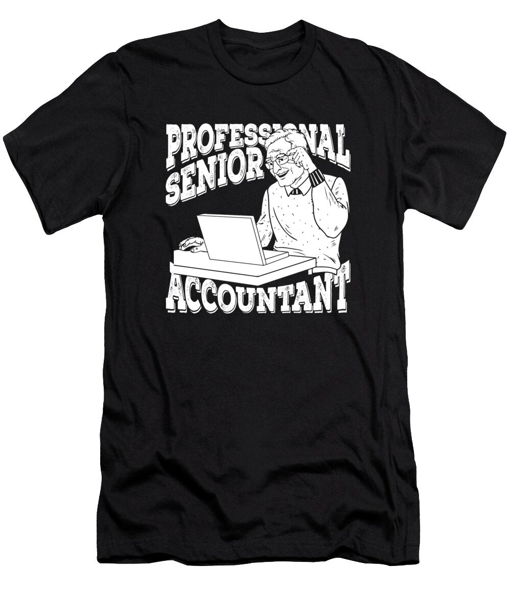 Cpa Accountancy Finance Bookkeeper Senior Accountant Crazy Squirrel T-Shirt