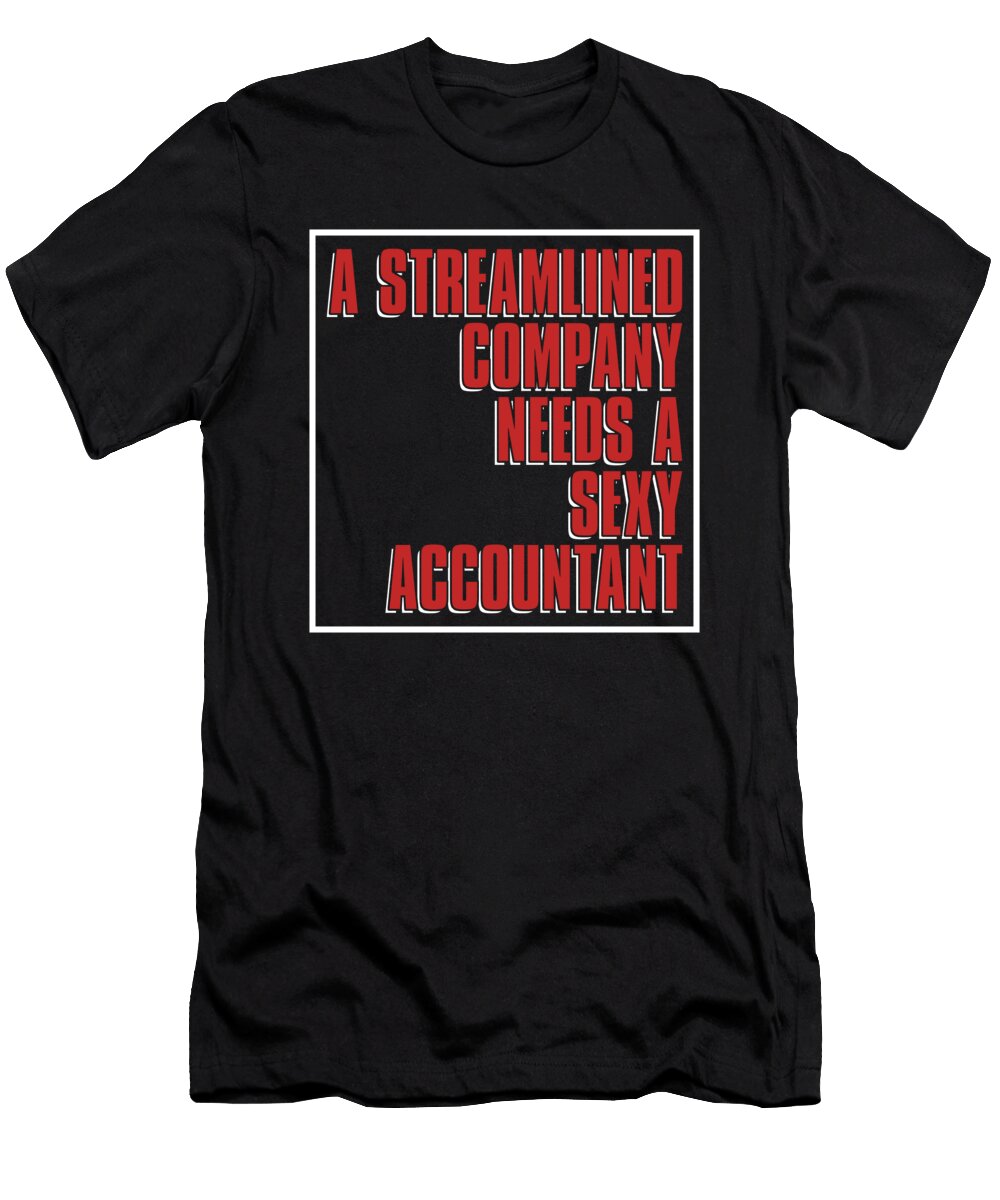 Cpa Bookkeeper Accountancy Finance Sexy Accountant Crazy Squirrel T-Shirt