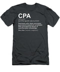 Cpa Certified Public Accountant Definition Funny Kory Josierae T-Shirt