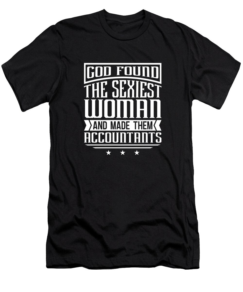 Cpa God Bookkeeper Accounting Accountancy Sexy Accountant Crazy Squirrel T-Shirt