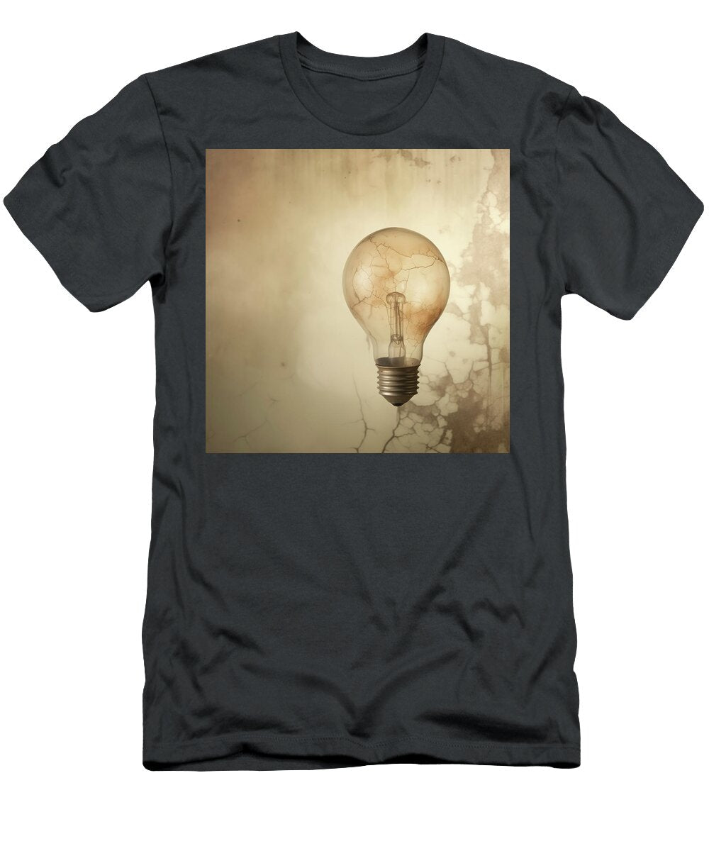 Cracked Surface Glass Lightbulb Yo Pedro T-Shirt