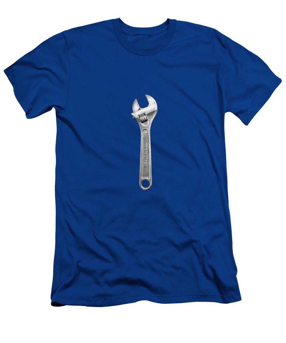 Craftsman Adjustable Wrench on Plywood 67 in Bw Yopedro T-Shirt
