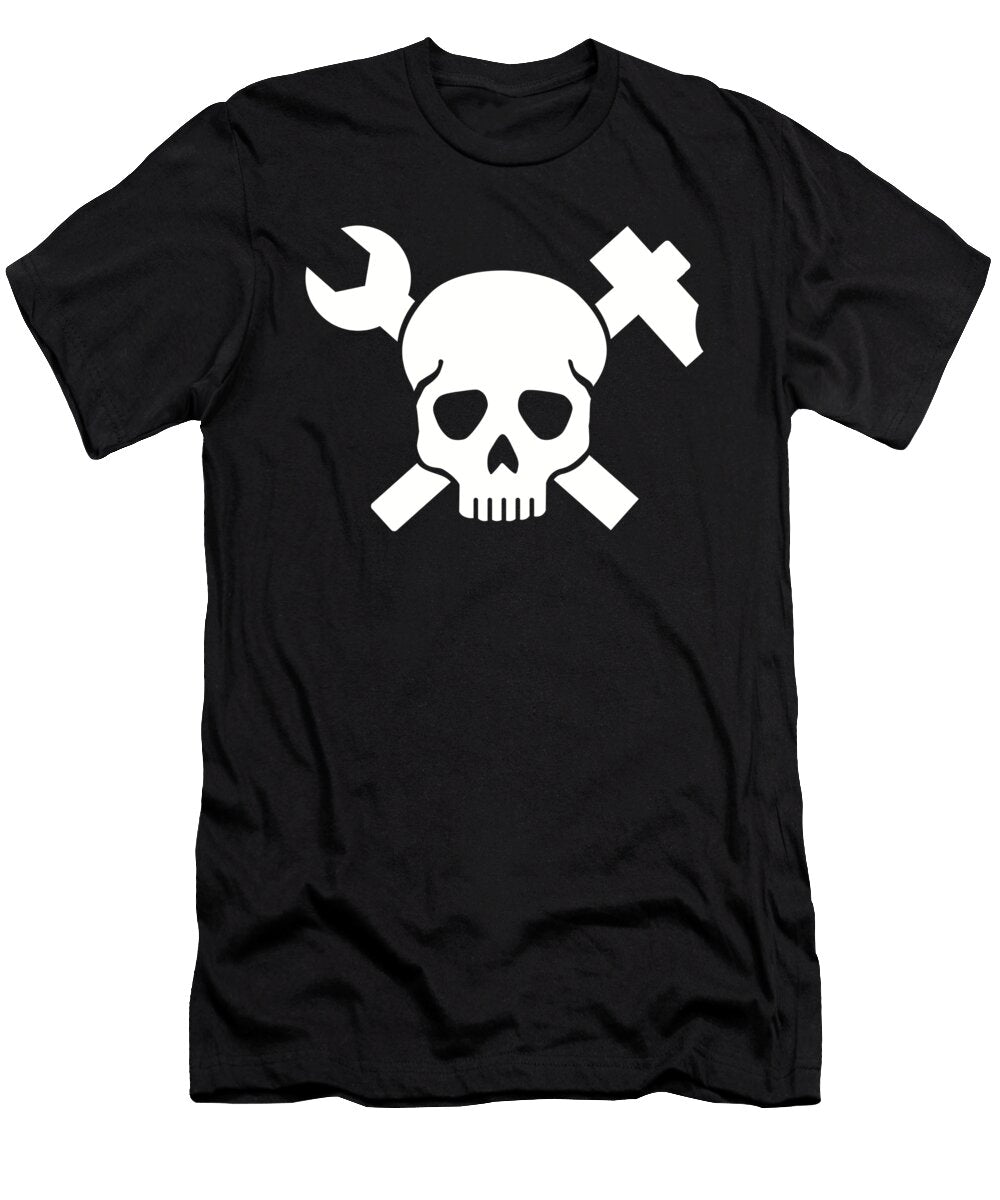 Craftsman Skull By Designzz T-Shirt