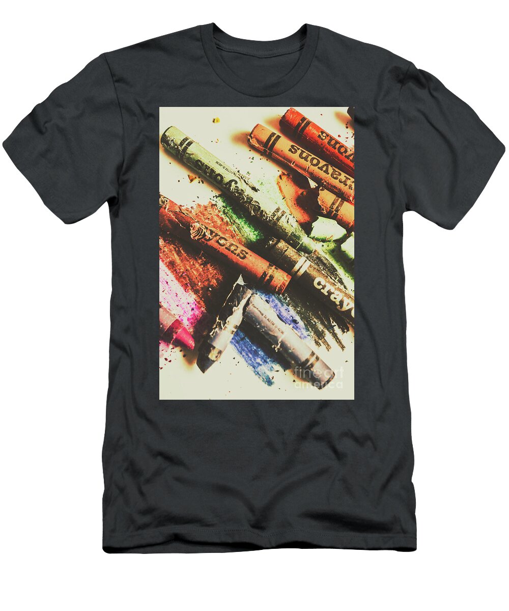 Crash Test Crayons Jorgo Photography Wall Art Gallery T-Shirt