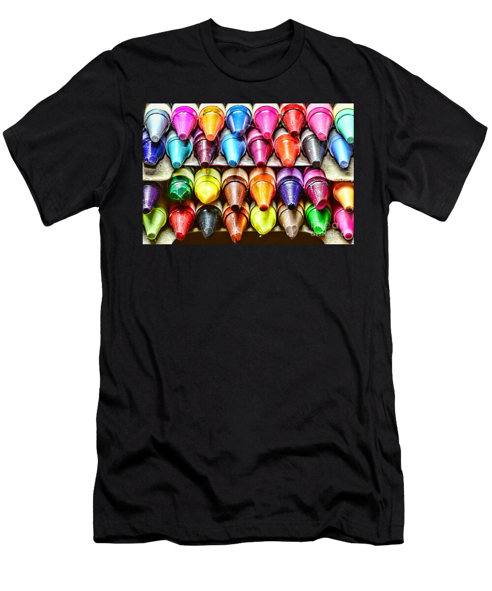 Crayons Colors of the Rainbow Paul Ward T-Shirt