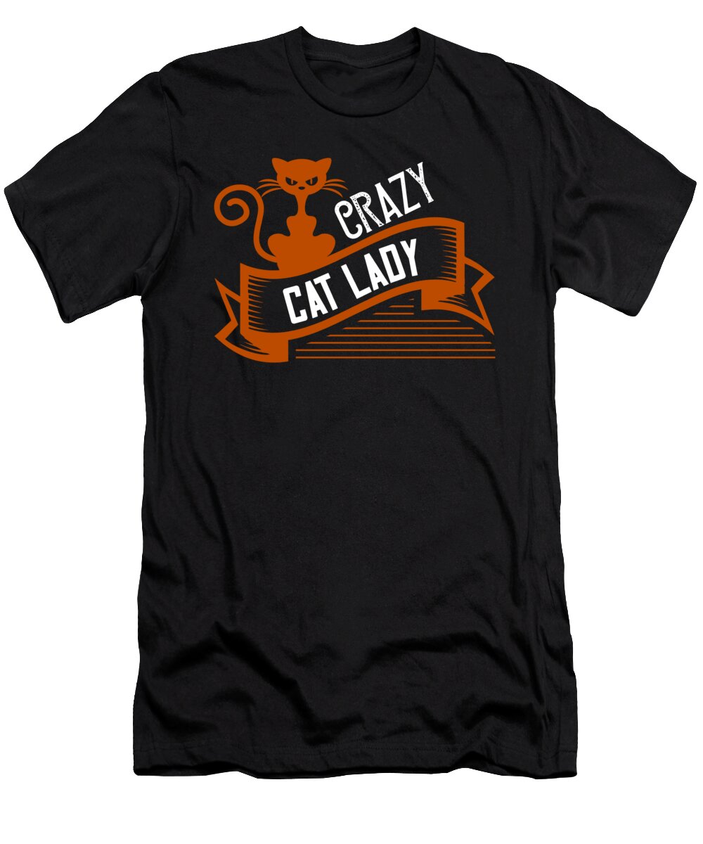 Crazy Cat Lady 01 01 Jacob Zelazny T-Shirt