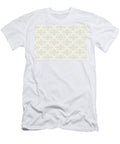 Creamy Beige and White Shape Pattern 3 Petite Pattern Minimal Graphic Designs T-Shirt